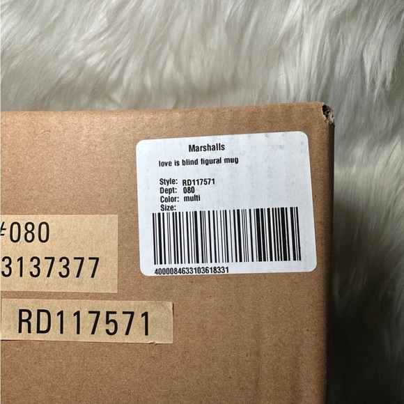 Rae Dunn Blue Love is Blind Mug with Rainbow Topper - Picture 4 of 4